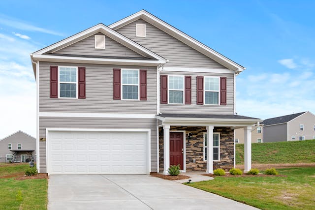 a home with clear walkways and fresh cut grass