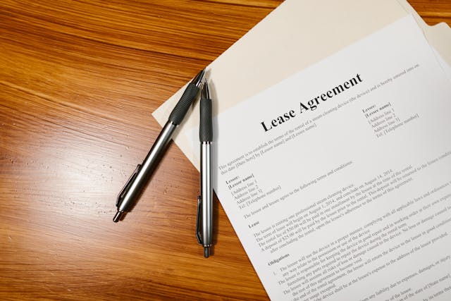 A lease agreement
